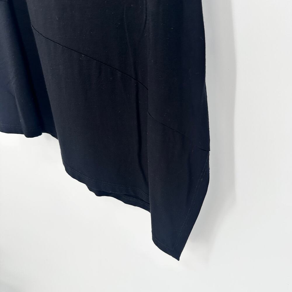EILEEN FISHER BLack Asymmetrical Tank // Small Petite - Picture 4 of 8